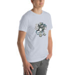 Bearded Skater Cartoon Unisex t-shirt - Pilt 48
