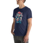Broken Guitar Cartoon Unisex t-shirt - Pilt 16