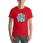 Aeroplane Cartoon Unisex T-shirt - Pilt 31