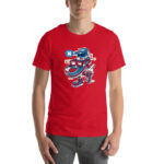Basketball Player Cartoon Unisex t-shirt - Pilt 19