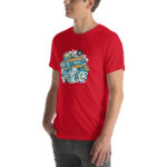 Aeroplane Cartoon Unisex T-shirt - Pilt 34