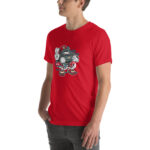 Bearded Skater Cartoon Unisex t-shirt - Pilt 22