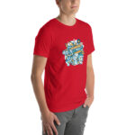 Aeroplane Cartoon Unisex T-shirt - Pilt 36