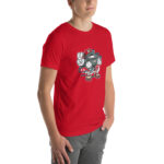 Bearded Skater Cartoon Unisex t-shirt - Pilt 24