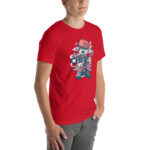 Broken Guitar Cartoon Unisex t-shirt - Pilt 24