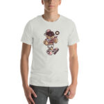 Bad Gamer Cartoon Unisex T-Shirt - Pilt 49