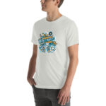 Aeroplane Cartoon Unisex T-shirt - Pilt 64