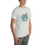 Aeroplane Cartoon Unisex T-shirt - Pilt 66