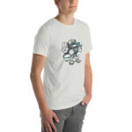 Bearded Skater Cartoon Unisex t-shirt - Pilt 66