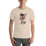 Bad Gamer Cartoon Unisex T-Shirt - Pilt 19