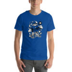 Astronaut Ice Cream Unisex T-shirt - Pilt 25
