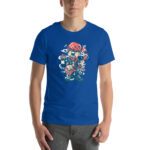Broken Guitar Cartoon Unisex t-shirt - Pilt 25