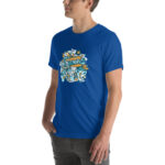 Aeroplane Cartoon Unisex T-shirt - Pilt 46