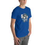 Bearded Skater Cartoon Unisex t-shirt - Pilt 30