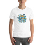 Aeroplane Cartoon Unisex T-shirt - Pilt 73