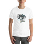 Bearded Skater Cartoon Unisex t-shirt - Pilt 67
