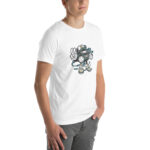 Bearded Skater Cartoon Unisex t-shirt - Pilt 72