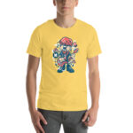 Broken Guitar Cartoon Unisex t-shirt - Pilt 49