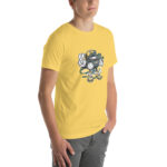 Bearded Skater Cartoon Unisex t-shirt - Pilt 54