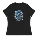 Basketball Player Cartoon Women's Relaxed T-Shirt - Pilt 4