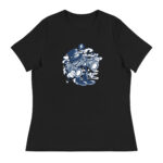 Binocular Cartoon Women's Relaxed T-Shirt - Pilt 3
