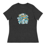 Aeroplane Cartoon Womens T-Shirt - Pilt 5