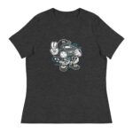 Bearded Skater Cartoon Women's Relaxed T-Shirt - Pilt 5