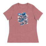Basketball Player Cartoon Women's Relaxed T-Shirt - Pilt 8