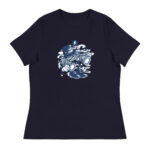 Binocular Cartoon Women's Relaxed T-Shirt