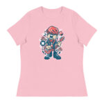 Broken Guitar Cartoon Women's Relaxed T-Shirt - Pilt 9