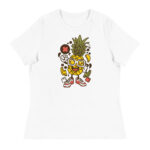Apple Skater Cartoon Womens T-Shirt - Pilt 11