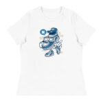 Basketball Player Cartoon Women's Relaxed T-Shirt - Pilt 11